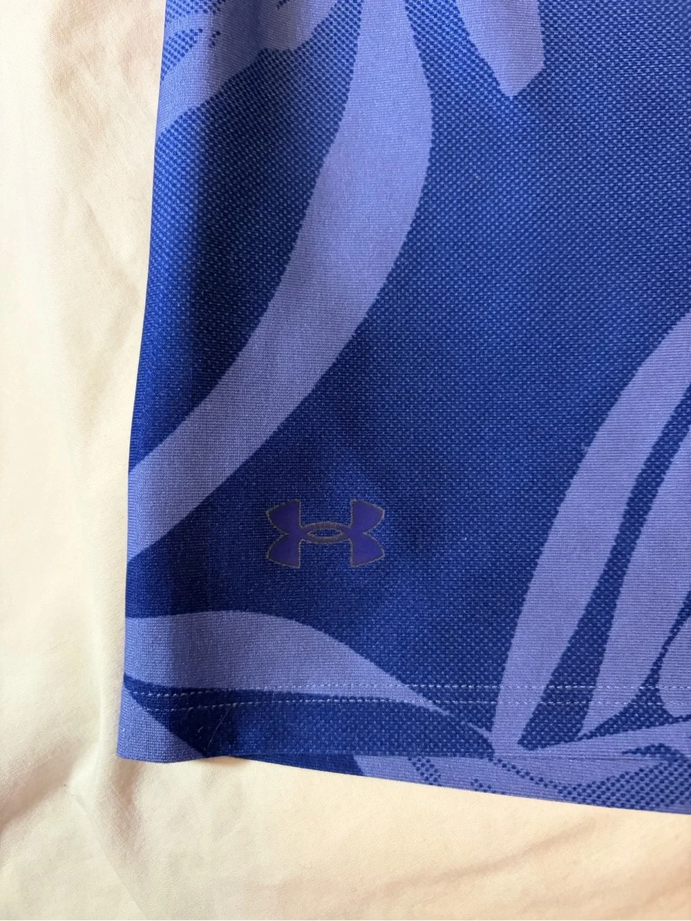 LG Blue printed Under Armour active ware